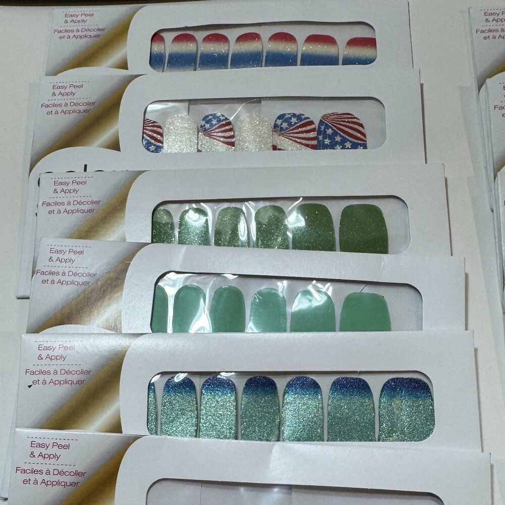 Color Street Nail Strip Bundle Set of 13! NWT patriotic and holiday sets! - Picture 2 of 11
